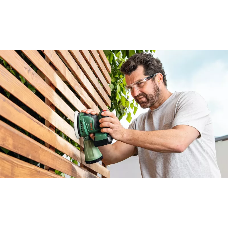 Bosch EasyOrbit 18V-10 (Baretool), Levigatrice orbitale, Nero, Verde, Plastica, Germania, 23000 giri/min, 1 mm