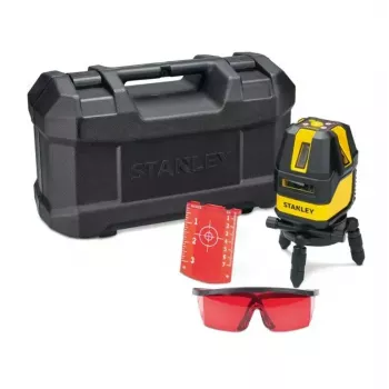 Livellatore laser STANLEY Multi-Line STHT77514-1 — laser rosso, 4 linee verticali e 1 orizzontale