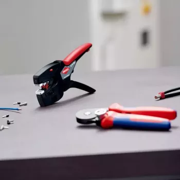 Knipex 12 72 190 pinza acciaio impugnatura in plastica nero rosso 190 mm