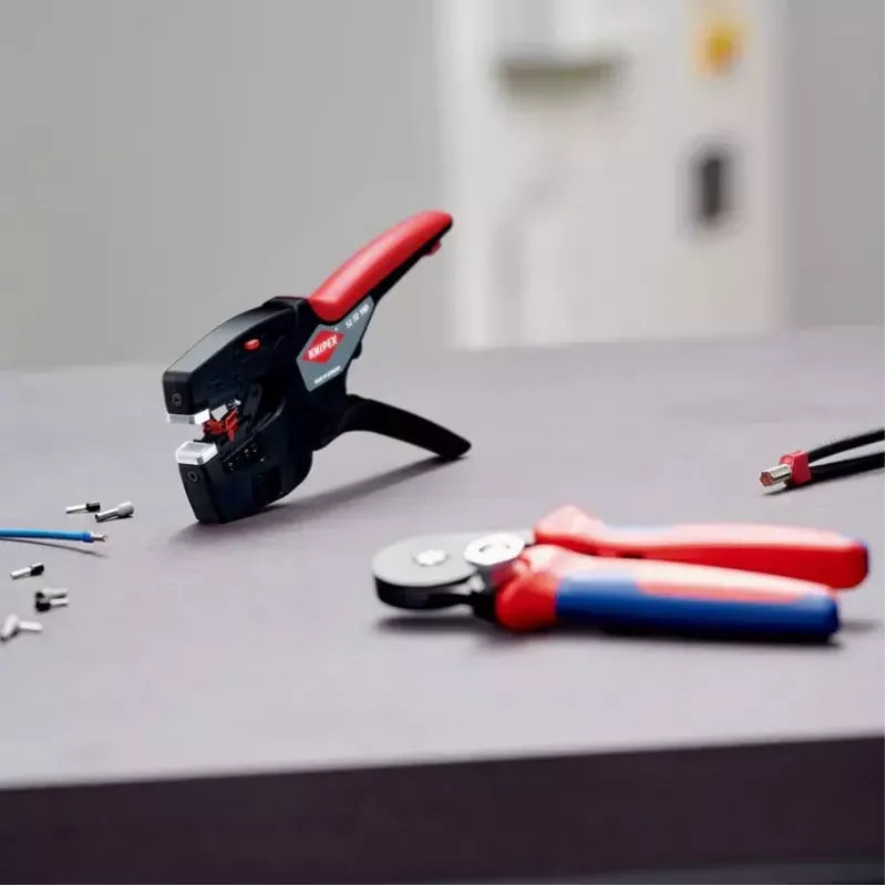 Knipex 12 72 190 pinza acciaio impugnatura in plastica nero rosso 190 mm