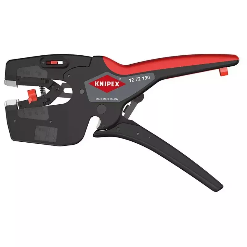 Knipex 12 72 190 pinza acciaio impugnatura in plastica nero rosso 190 mm