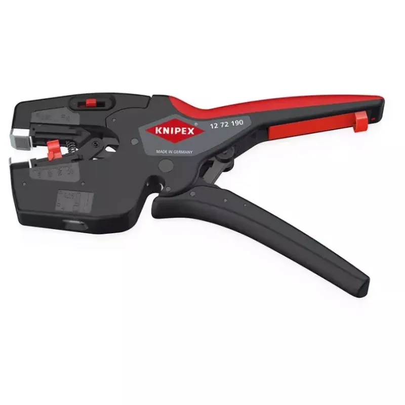 Knipex 12 72 190 pinza acciaio impugnatura in plastica nero rosso 190 mm