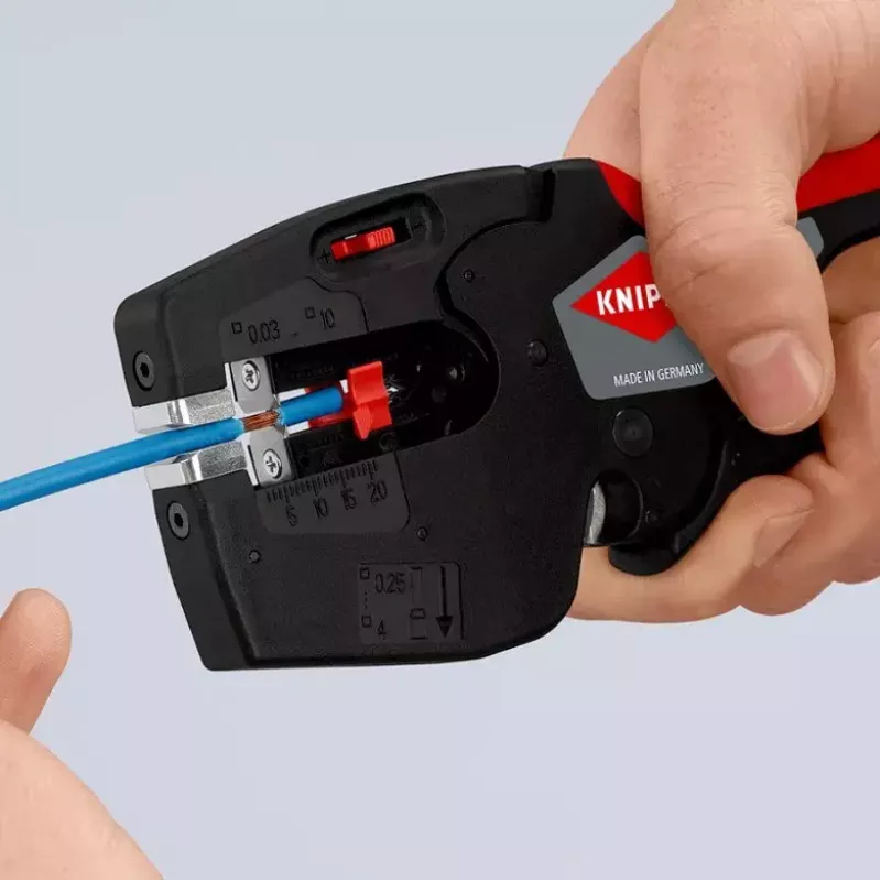 Knipex 12 72 190 pinza acciaio impugnatura in plastica nero rosso 190 mm