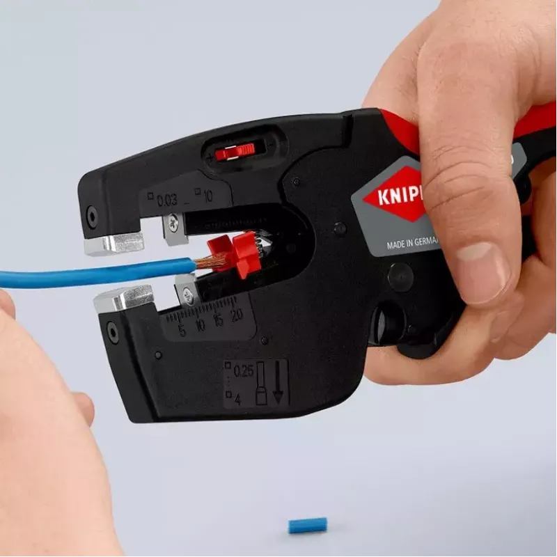 Knipex 12 72 190 pinza acciaio impugnatura in plastica nero rosso 190 mm