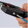 Knipex 12 72 190 pinza acciaio impugnatura in plastica nero rosso 190 mm