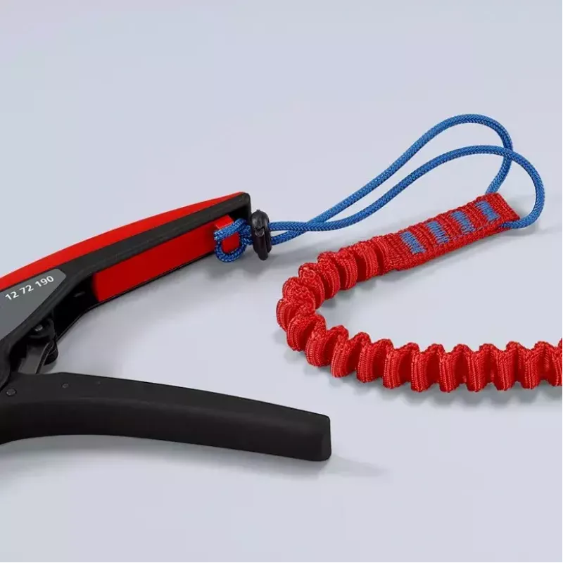 Knipex 12 72 190 pinza acciaio impugnatura in plastica nero rosso 190 mm