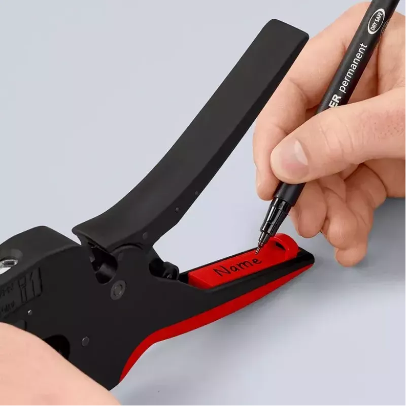 Knipex 12 72 190 pinza acciaio impugnatura in plastica nero rosso 190 mm