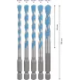 Punta per muratura Bosch Expert HEX-9 5 pz.