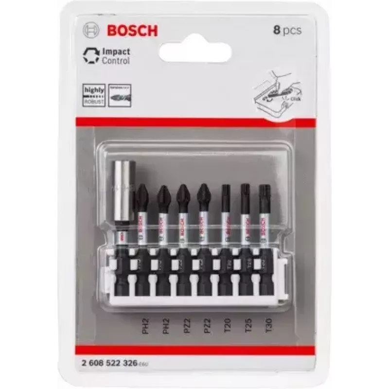 Bit per avvitatore Bosch 2 608 522 326 7 pezzi