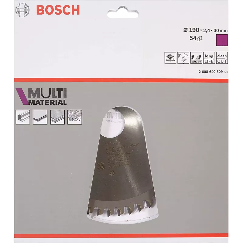 Bosch Optiline Wood lame circolari, legno, 19 cm, Bosch, 340 g, 1 pz.