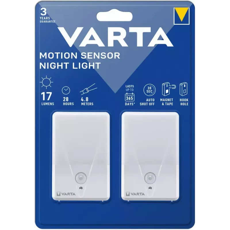 Luce notturna Varta 16624 101 402 bianco, confezione doppia