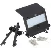 Brennenstuhl SOL 1000 Pad 1173740003 faretto LED solare da parete, 2,1 W, nero