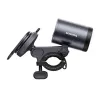 Supporto per bici Baseus PrimeTrip supporto per cellulare 2-in-1 con torcia, nero