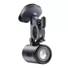 Supporto per bici Baseus PrimeTrip supporto per cellulare 2-in-1 con torcia, nero