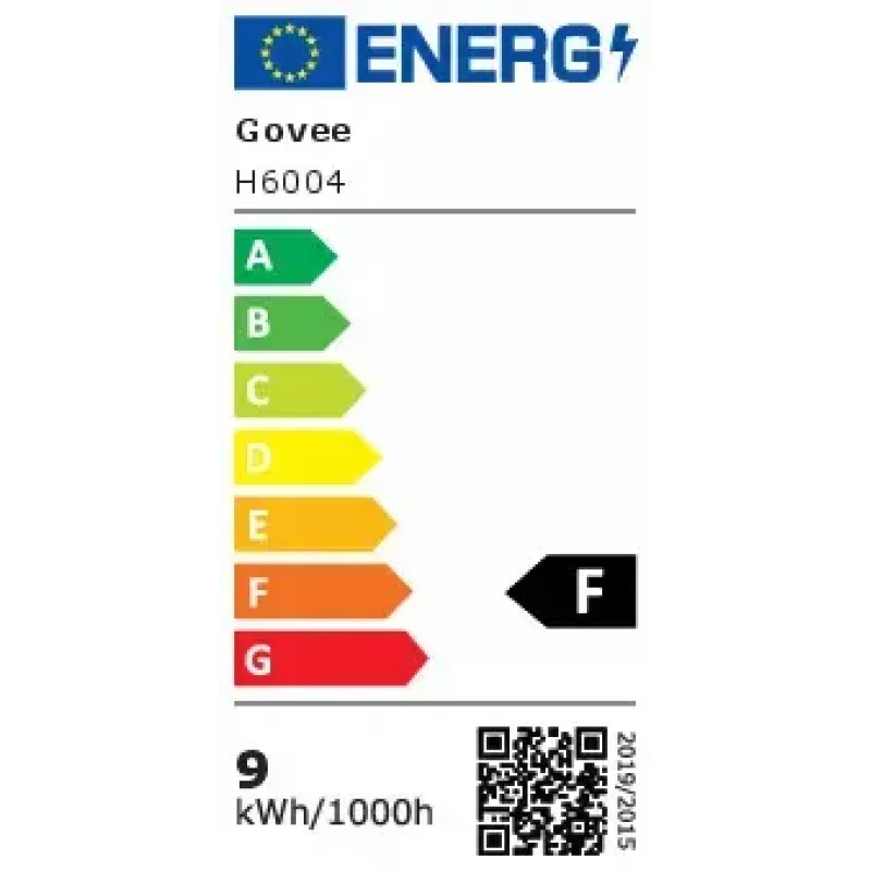 Govee lampadina smart Wifi&BLE 800 lm — E27, 9 W, Wi‑Fi/Bluetooth, bianco