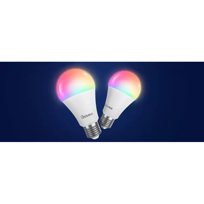 Govee lampadina smart Wifi&BLE 800 lm — E27, 9 W, Wi‑Fi/Bluetooth, bianco