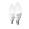 Lampadina smart Philips Hue White and colour ambience candela E14, Bluetooth/Zigbee, 5,3 W (confezione da 2)
