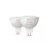 Philips Hue White & Color Ambiance MR16 GU5.3 lampadina smart a spot, 6,3 W, 2 pezzi