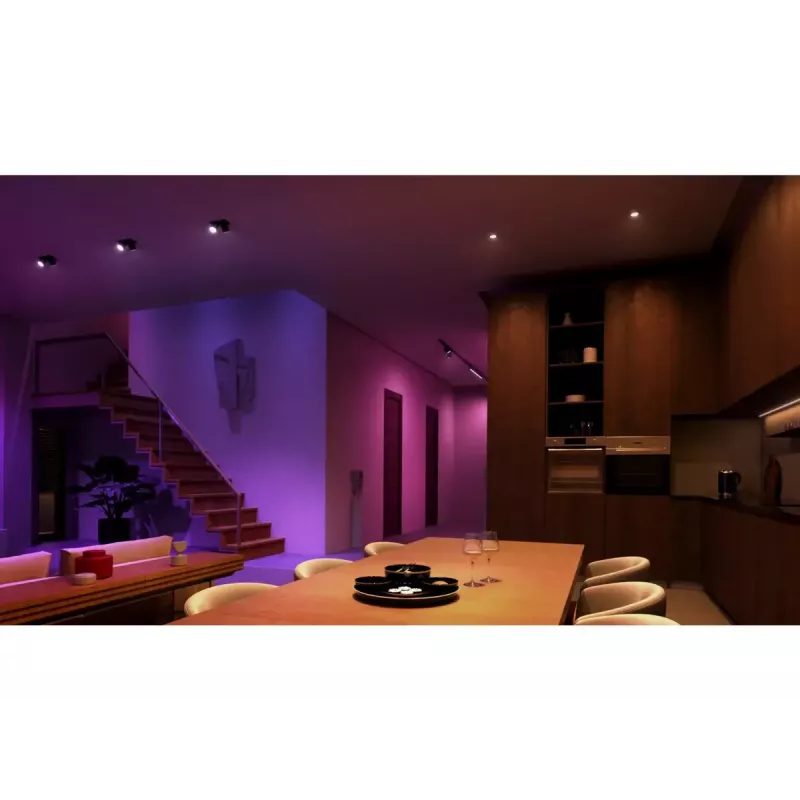 Philips Hue White & Color Ambiance MR16 GU5.3 lampadina smart a spot, 6,3 W, 2 pezzi