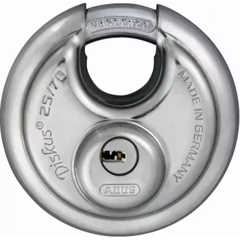 Lucchetto a disco ABUS 25/70 kd lucchetto a chiave 5 chiavi 7cm