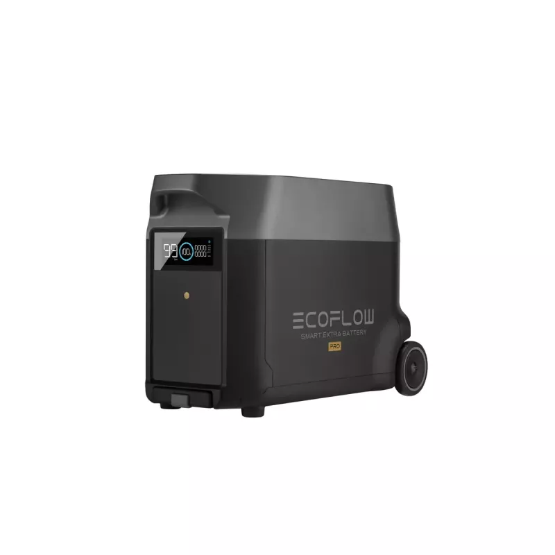 Batteria 3600 Wh per EcoFlow DELTA Pro — 39 kg, 635×285×416 mm, nero