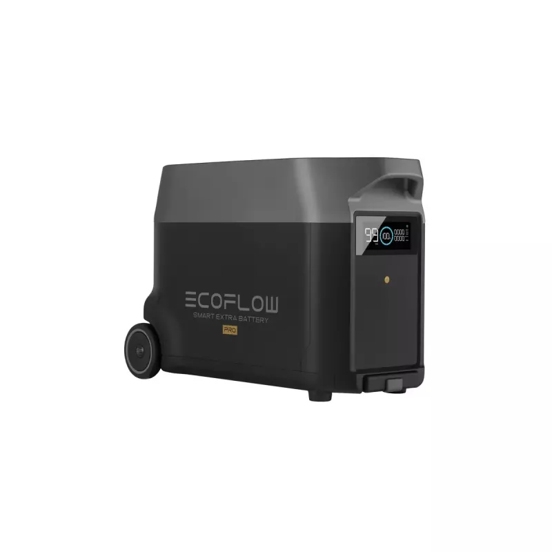 Batteria 3600 Wh per EcoFlow DELTA Pro — 39 kg, 635×285×416 mm, nero