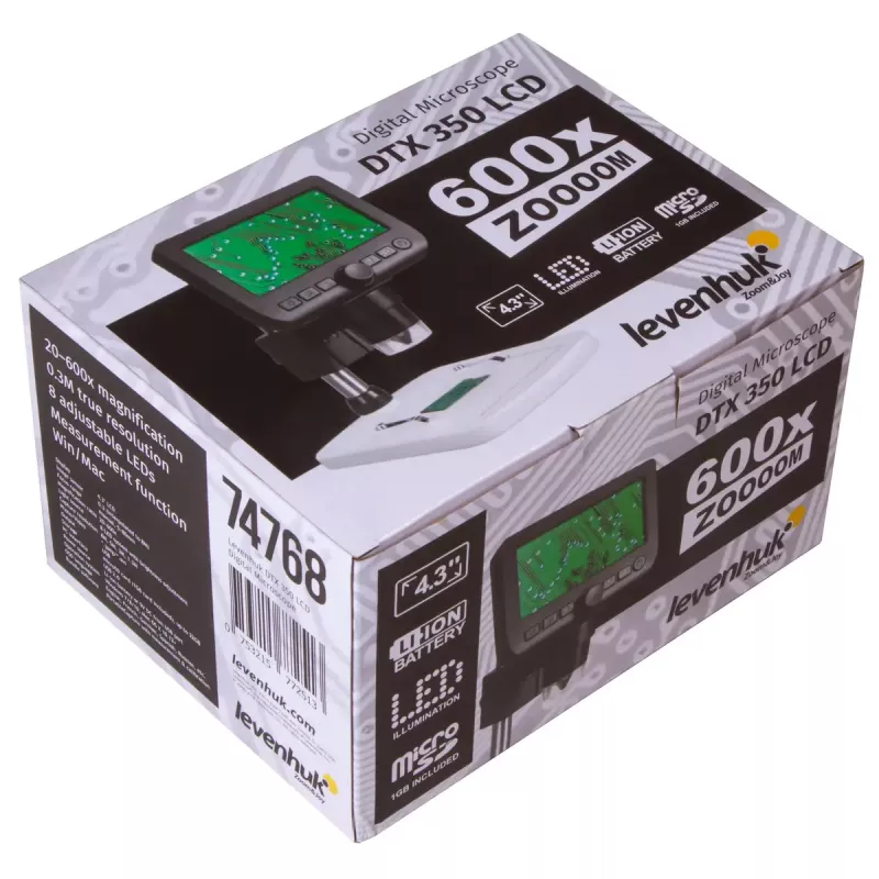 Microscopio digitale Levenhuk DTX 350 LCD ingrandimento 600x