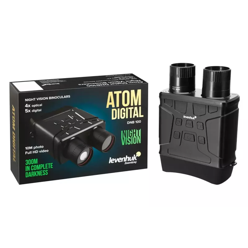 Binocolo digitale per visione notturna Levenhuk Atom DNB100, portata fino a 100 m