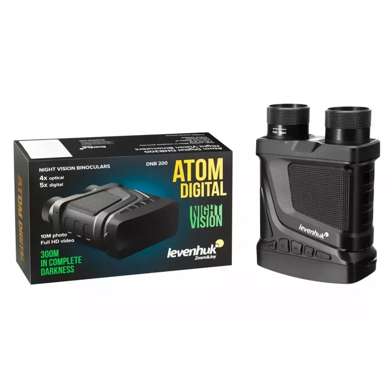 Binocolo per visione notturna Levenhuk Atom DNB200 — ingrandimento 2x, portata di rilevamento 200 m