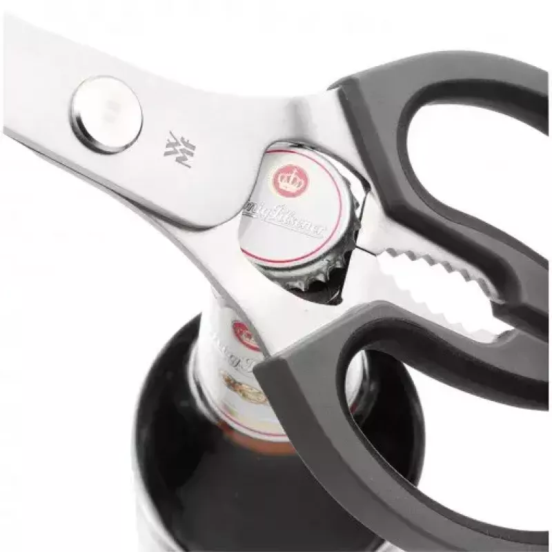 WMF 18.8246.9990 forbici da cucina universali, acciaio inox/plastica, 22 cm, nere