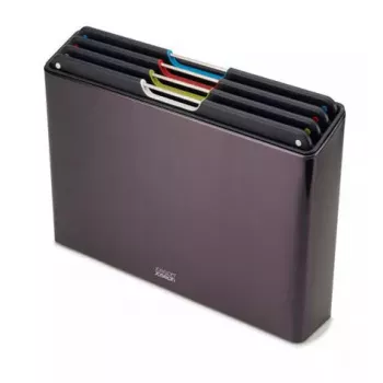 Tagliere Joseph Joseph Folio Steel rettangolare carbon 356x263mm
