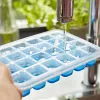 EMSA 514549 contenitore per alimenti stampo per cubetti di ghiaccio blu, trasparente 1 pz.