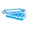 EMSA 514549 contenitore per alimenti stampo per cubetti di ghiaccio blu, trasparente 1 pz.