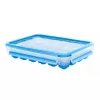 EMSA 514549 contenitore per alimenti stampo per cubetti di ghiaccio blu, trasparente 1 pz.