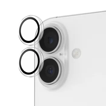 PanzerGlass ® Hoops® Protezione obiettivo fotocamera trasparente iPhone 17 | iPhone 16 | 16 Plus