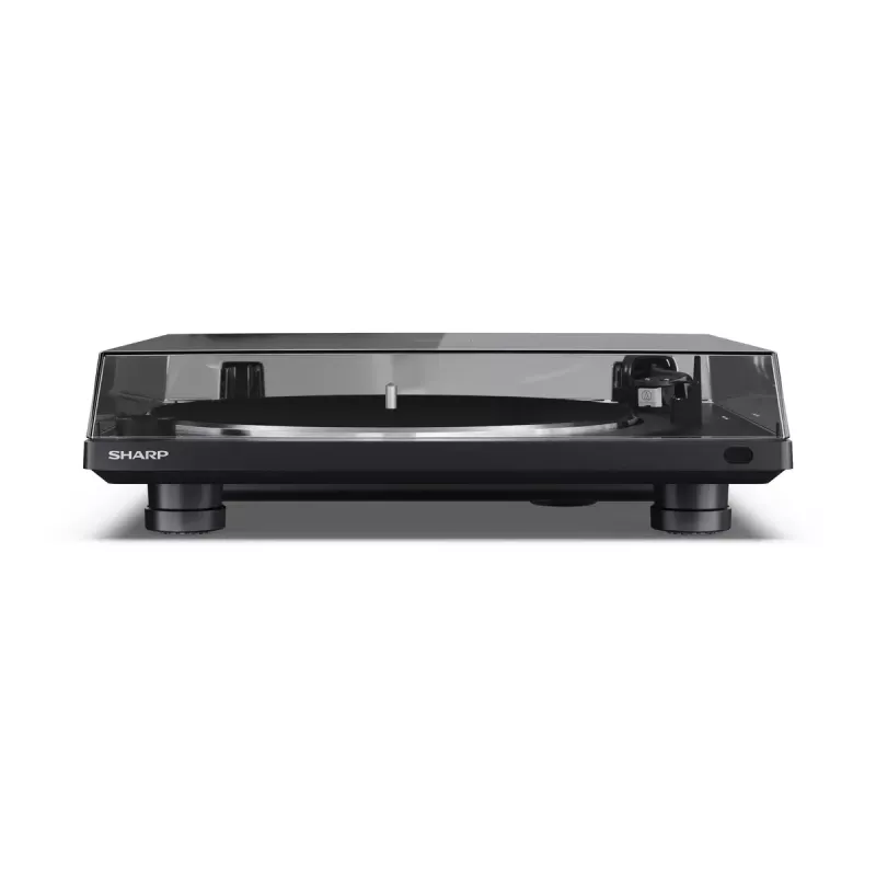 Giradischi Sharp RP-TT100 nero a trazione diretta con uscita USB per registrazione digitale