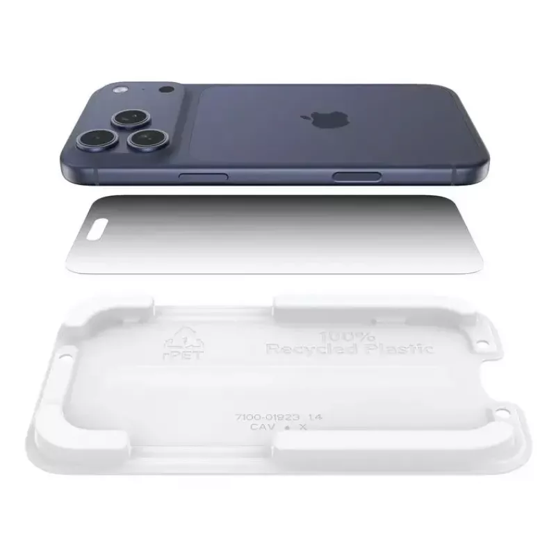 Protezione schermo Belkin ScreenForce InvisiGlass per iPhone 17 Pro Max antibatterica resistente alle cadute