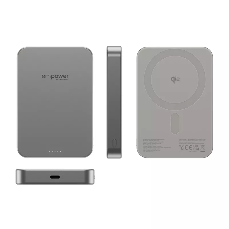 Powerbank PanzerGlass empower by empower Bank 10000mAh titanio