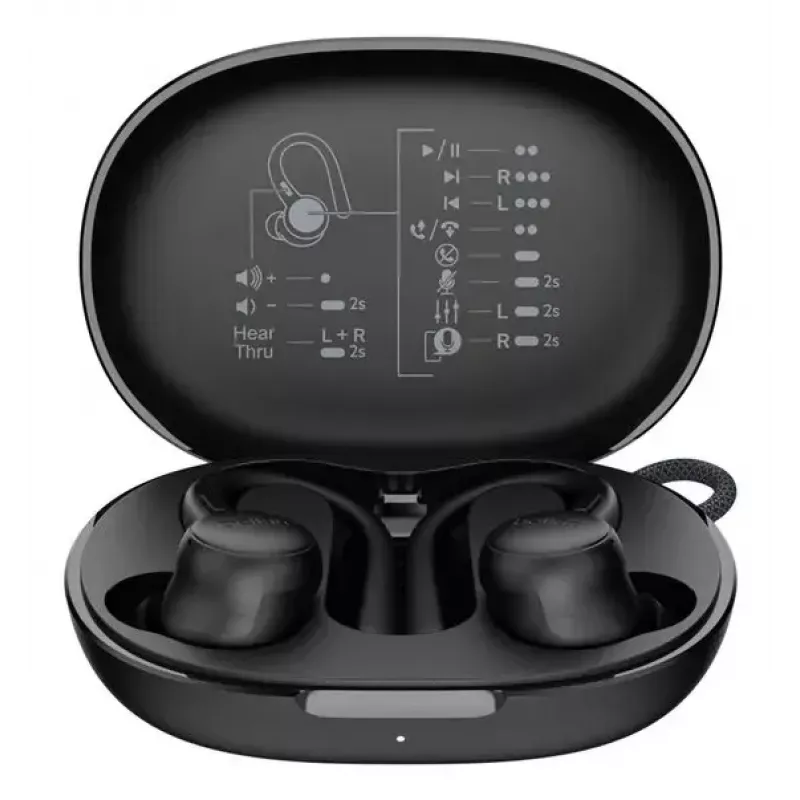 Headset Belkin SoundForm ActiveFit con filo wireless Bluetooth nero