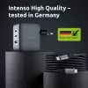 Alimentatore Intenso W100ACC+C520C 100W caricabatterie rapido GaN nero