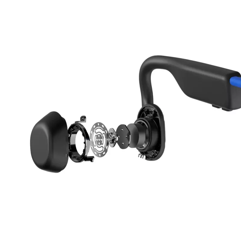 SHOKZ OpenMove cuffie senza fili ad archetto chiamate/musica USB Type-C Bluetooth blu