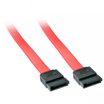Lindy 0,2 m cavo SATA, 0,2 m, SATA III, SATA 7 pin, SATA 7 pin, femmina/femmina, rosso