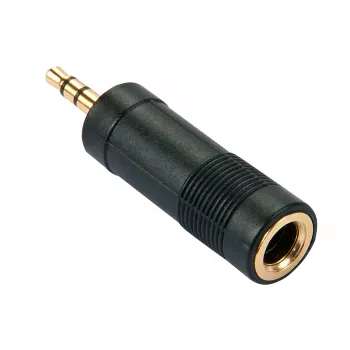 Lindy adattatore jack 3,5 mm maschio a jack 6,3 mm femmina