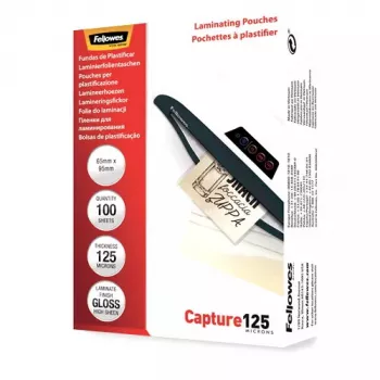 Fellowes Glossy 125 Micron busta plastificante per tessere - 65x95mm