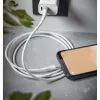 Intenso A315C 7901102 cavo da USB-A a USB-C, USB 2.0, 3 A, PD fino a 60 W, nylon, 1,5 m, bianco