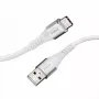 Intenso A315C 7901102 cavo da USB-A a USB-C, USB 2.0, 3 A, PD fino a 60 W, nylon, 1,5 m, bianco