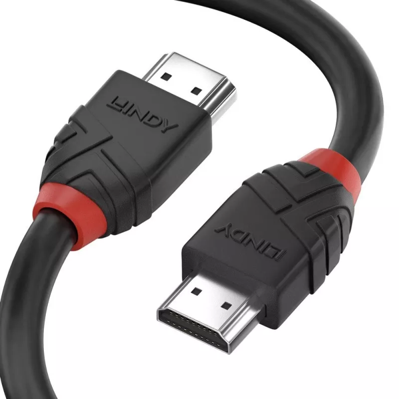 Cavo HDMI High Speed Lindy 0,5 m, Black Line