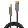 Cavo Lindy 0,5m USB 3.2 Type-A a B, 5 Gbit/s, Anthra Line