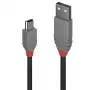 Cavo Lindy 5m USB 2.0 Type-A a Mini-B, Anthra Line