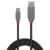 Cavo Lindy 5m USB 2.0 Type-A a Mini-B, Anthra Line